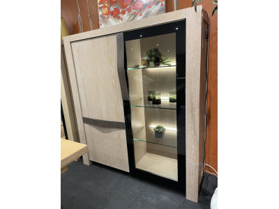 Vitrine 2 porte avec led